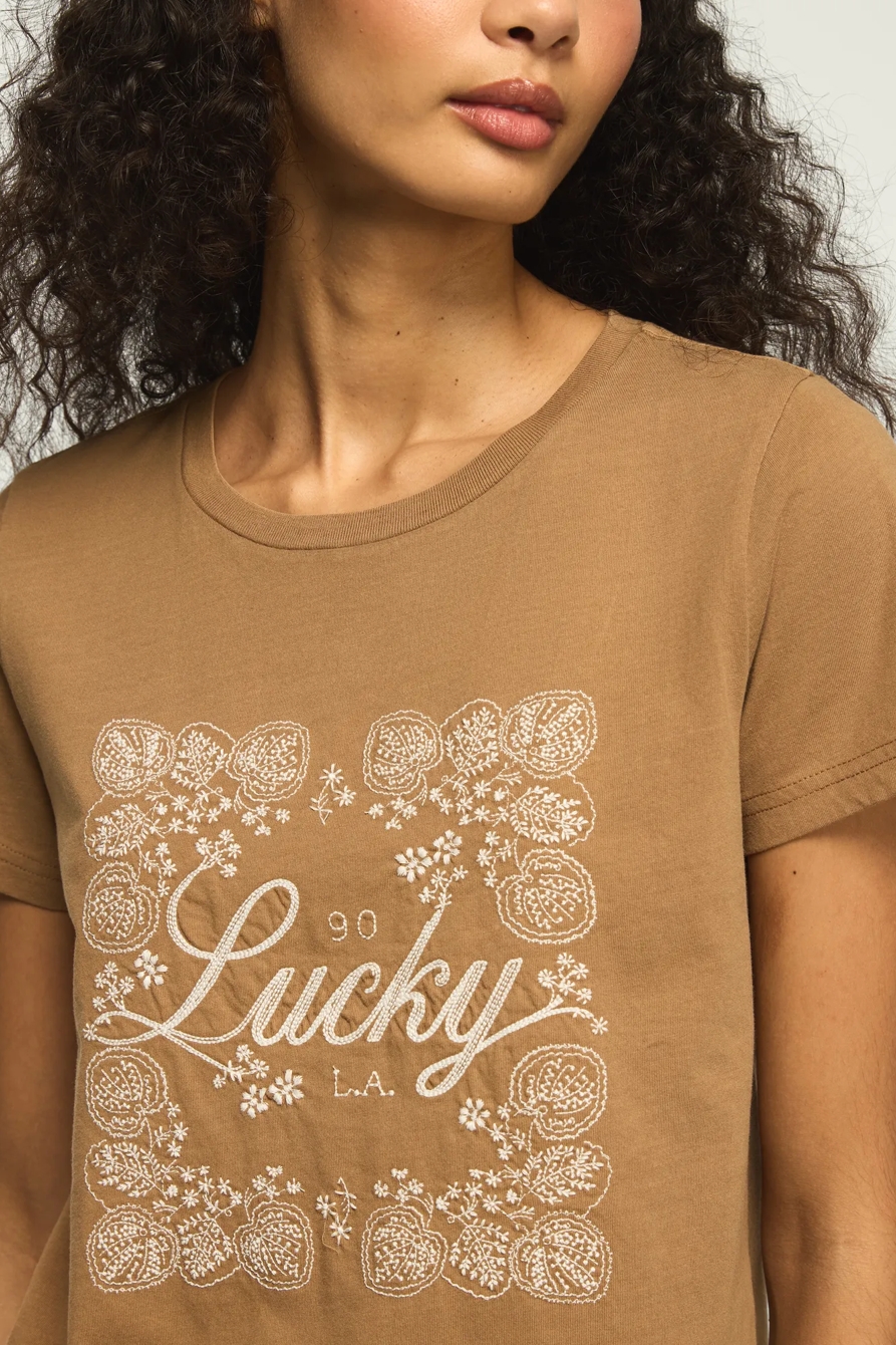 LUCKY FLORAL FRAME CLASSIC CREW — MALT BALL — image 2