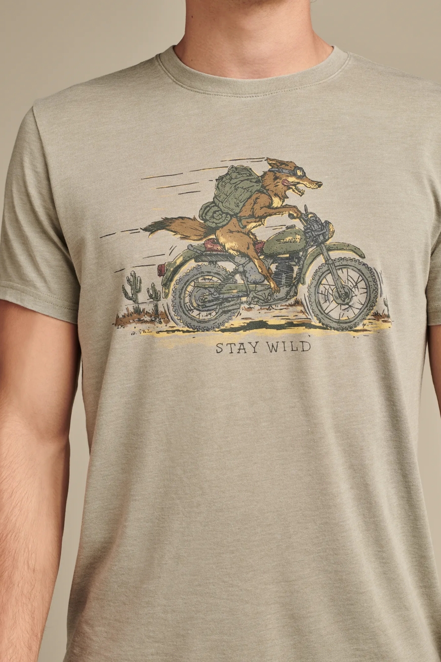 COYOTE BIKER TEE — SHADOW — image 2