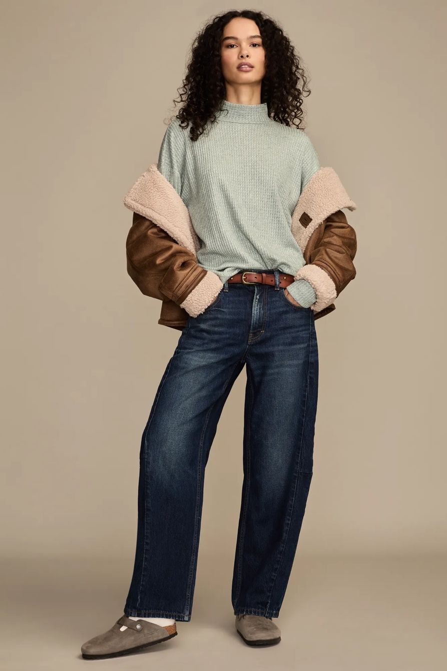 CLOUD MOCK NECK — CHINOIS GREEN — image 5