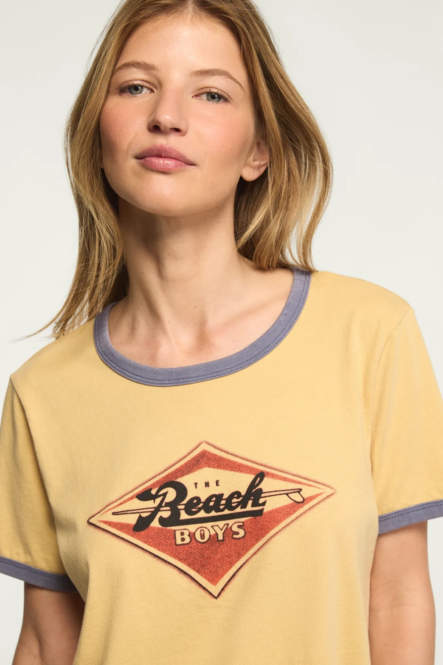 THE BEACH BOYS EMBLEM RINGER TEE — FALL LEAF — image 2