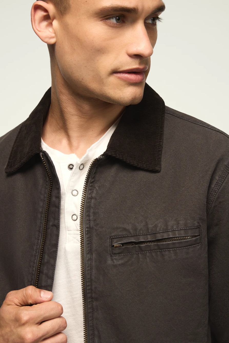 CANVAS BARN JACKET — RAVEN — image 5
