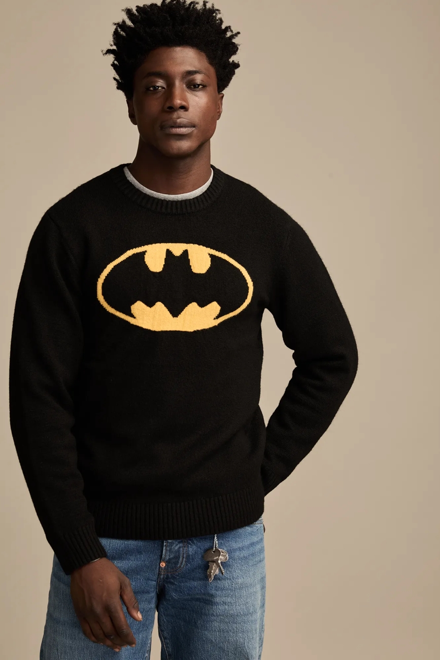 BATMAN SWEATER — BLACK MULTI — image 1