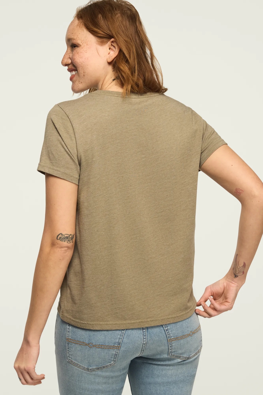 ROSE FRAME CLASSIC CREW — DUSKY GREEN — image 3