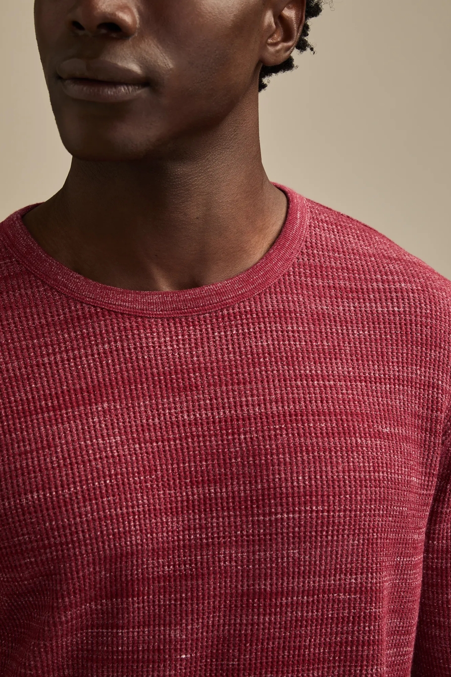 SPACEDYE THERMAL CREW — CABERNET #19-1724 TCX — image 2
