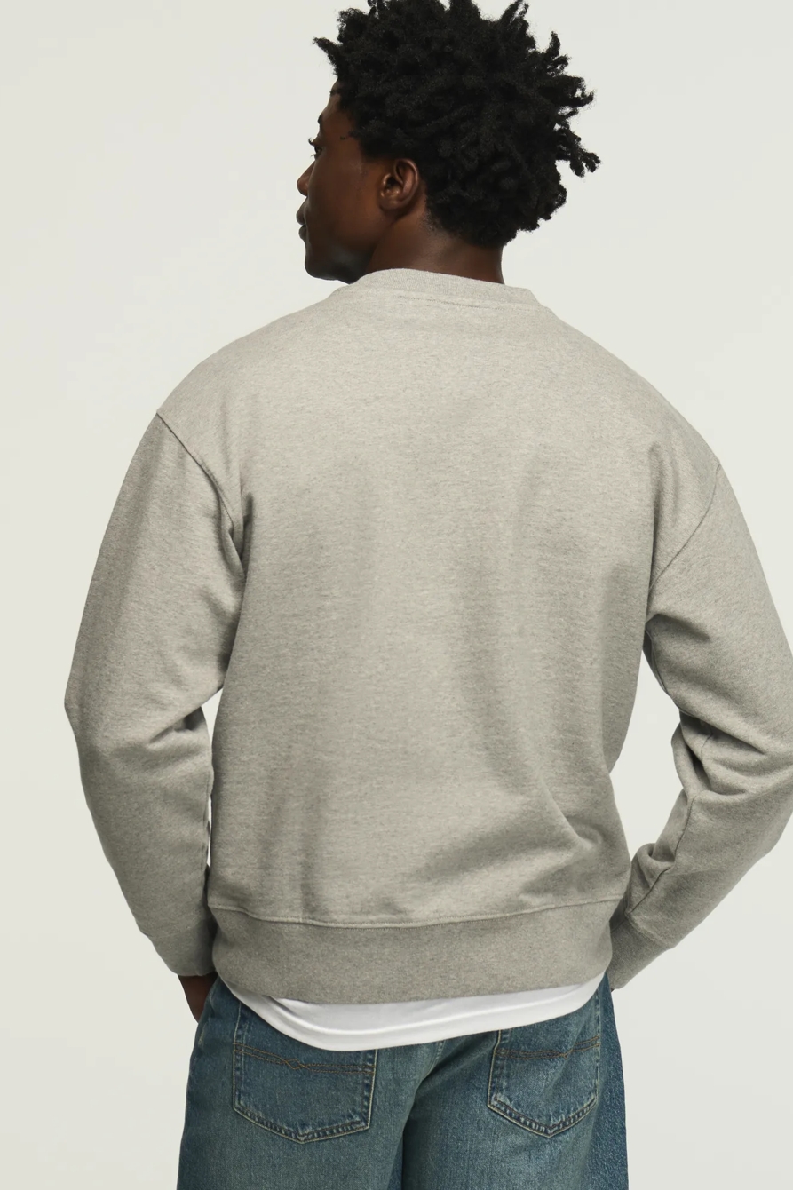 GUINNESS AS USUAL CREWNECK — LIGHT HEATHER GREY — image 3
