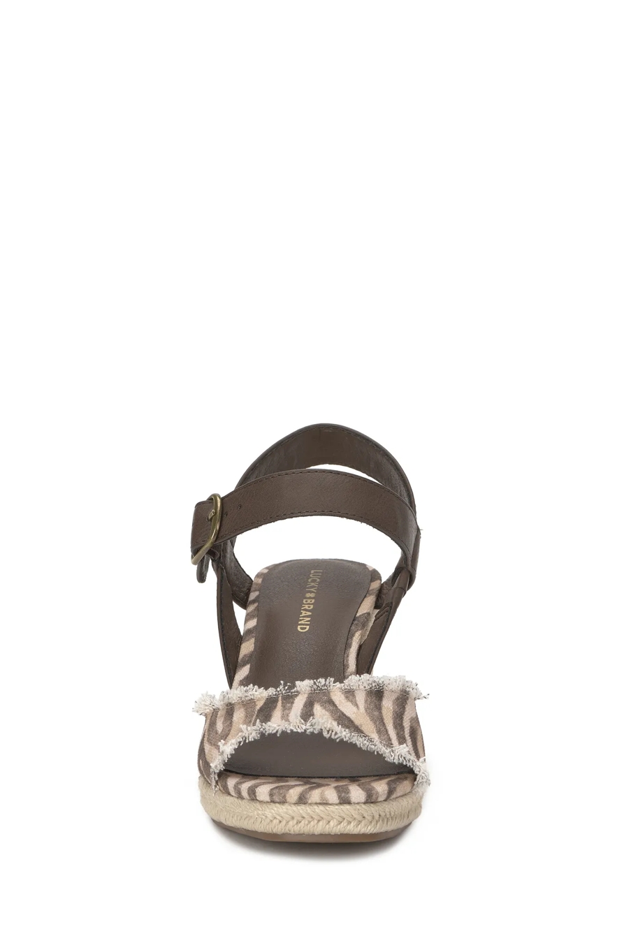 MINDRA WEDGE — MEDIUM BROWN — image 3