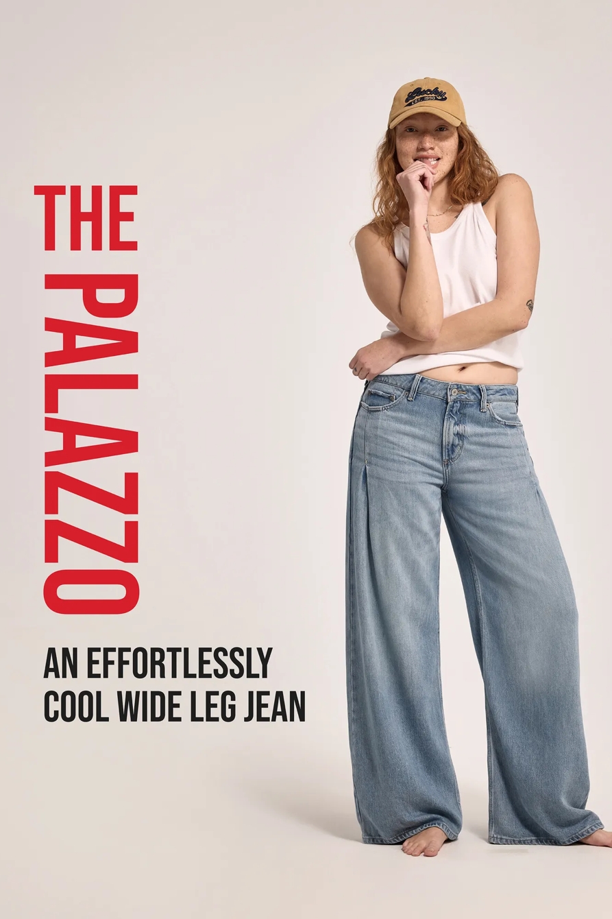 PLEATED LIQUID DENIM LUXE PALAZZO — THE CHILLS — image 7