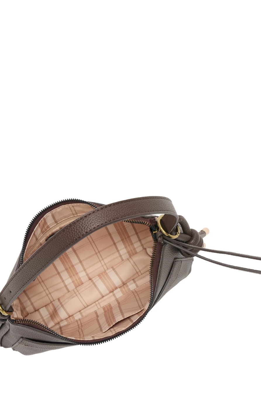 ROZ SHOULDER BAG — DARK CAPPUCINO — image 3