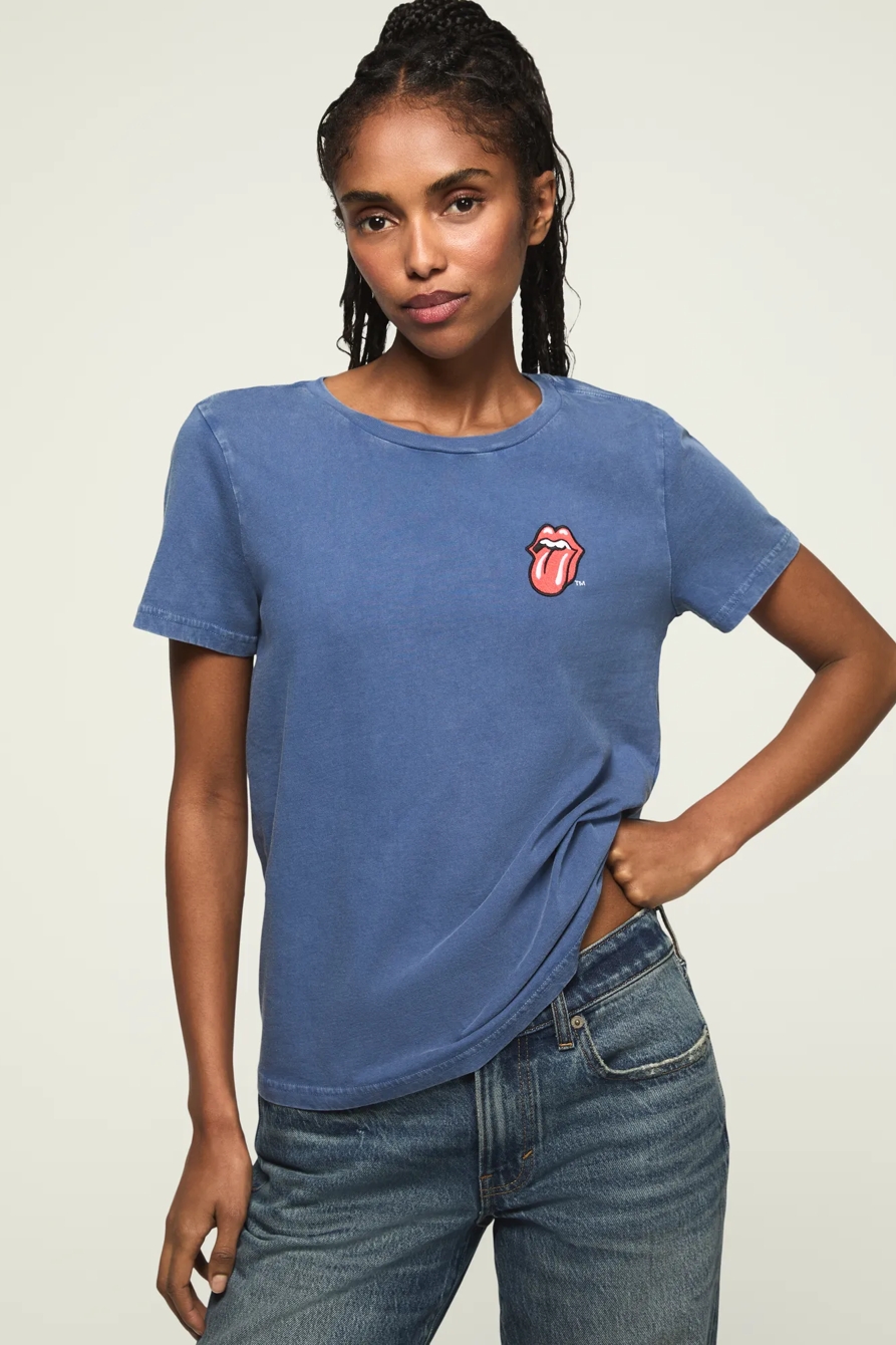 ROLLING STONES PATCH CLASSIC CREW — TRUE NAVY — image 4