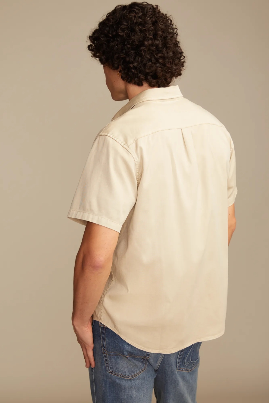 SHORT SLEEVE SAN GABRIEL SHIRT — PELICAN — image 3