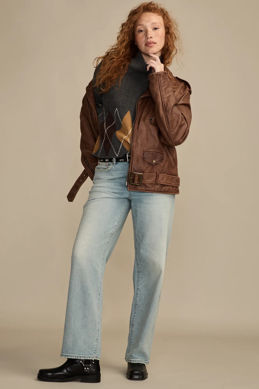 MID RISE CURVY BAGGY — COOL EMBRACE WASH — image 1