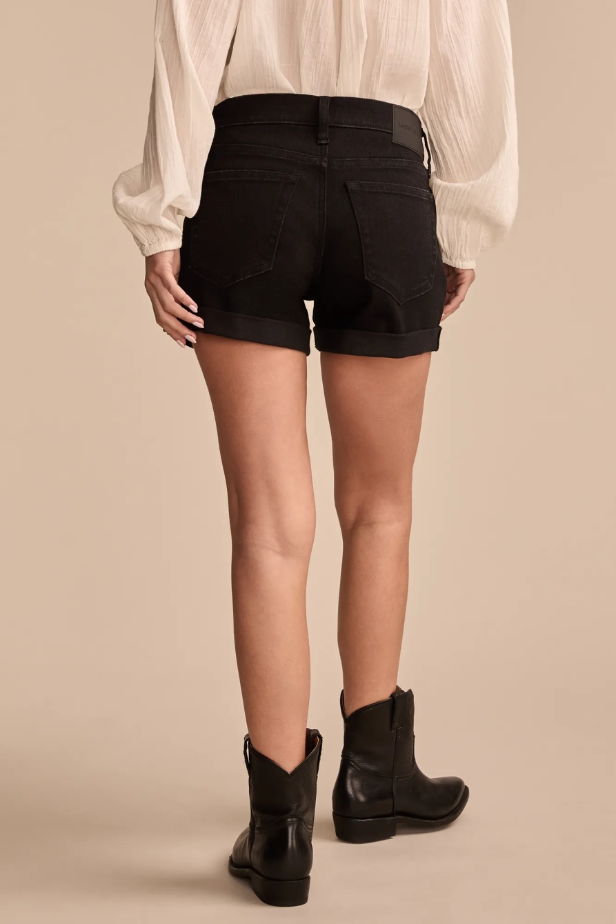 MID RISE AVA SHORT — CLEAN BLACK — image 6