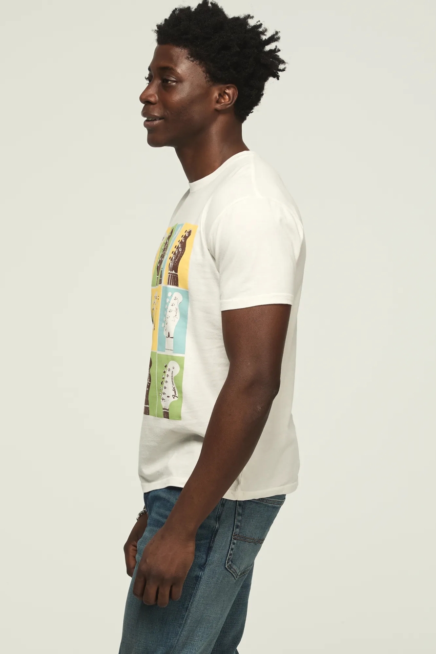 FENDER REPEAT TEE — BRIGHT WHITE — image 4