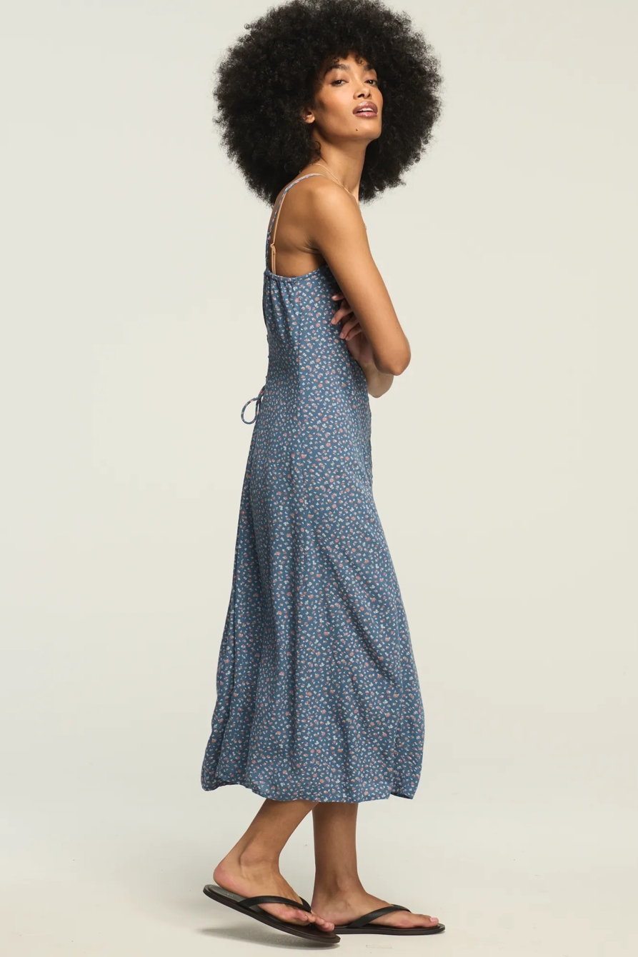 CONVERSATIONAL SIMONE SLIP — BLUE DITSY — image 4