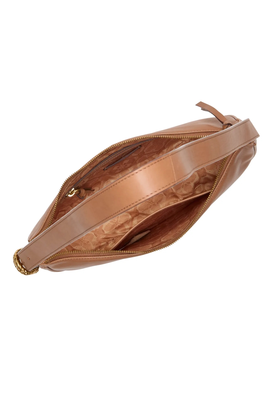 ELOI SHOULDER BAG — RUST BROWN — image 3