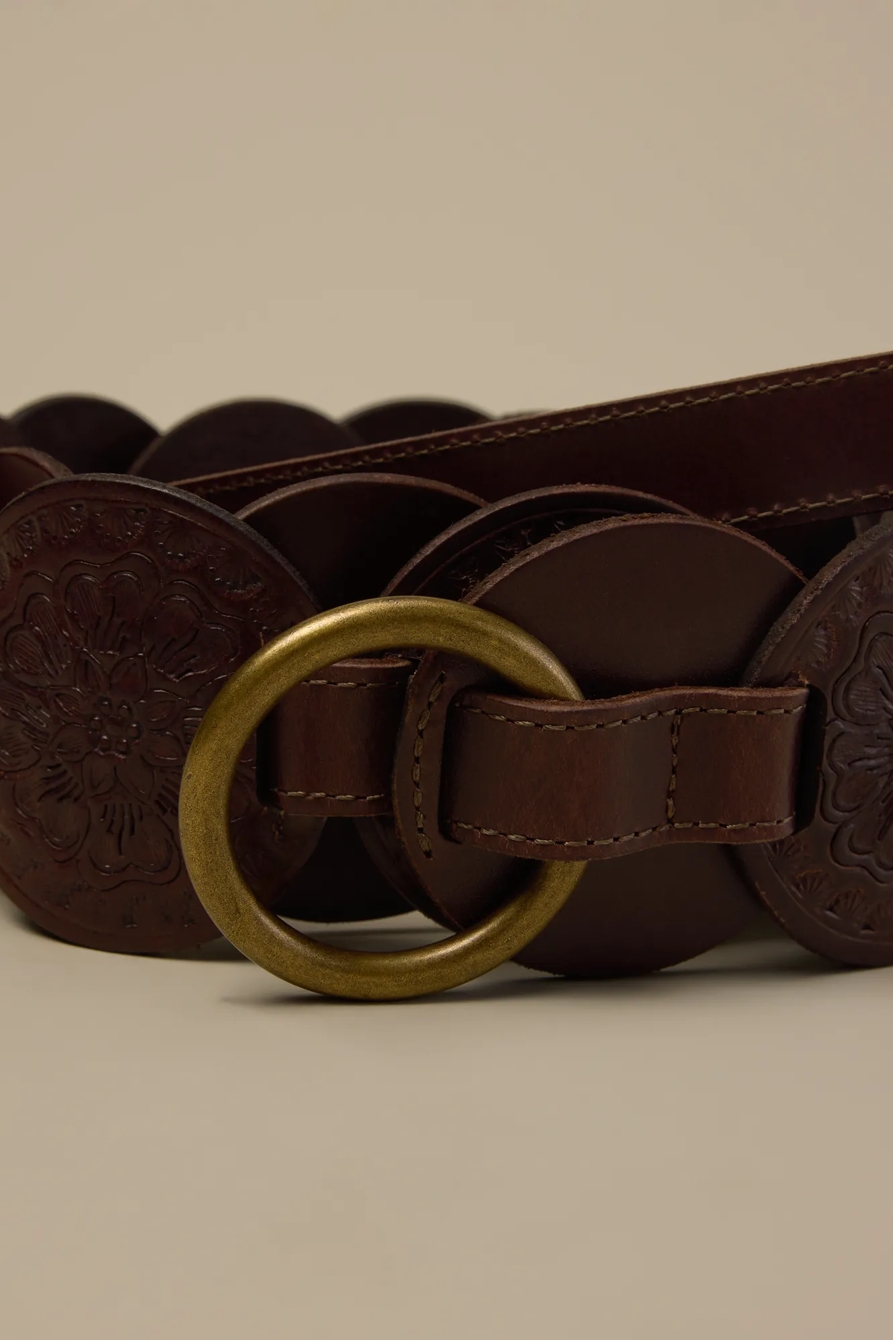 WESTERN DISC BELT — DARK BROWN — image 3