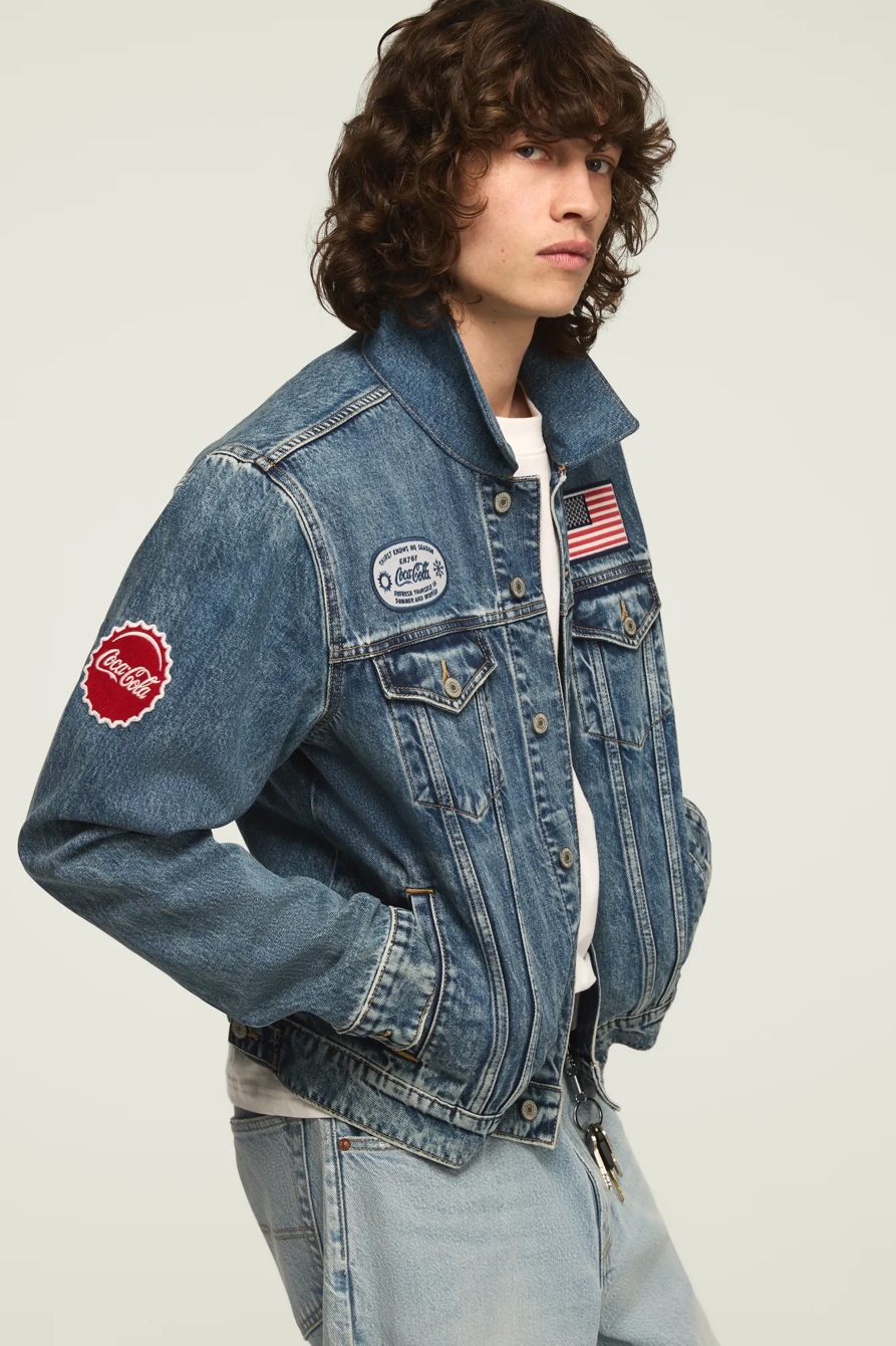 COCA COLA DENIM TRUCKER JACKET — FEEL THE POP — image 4
