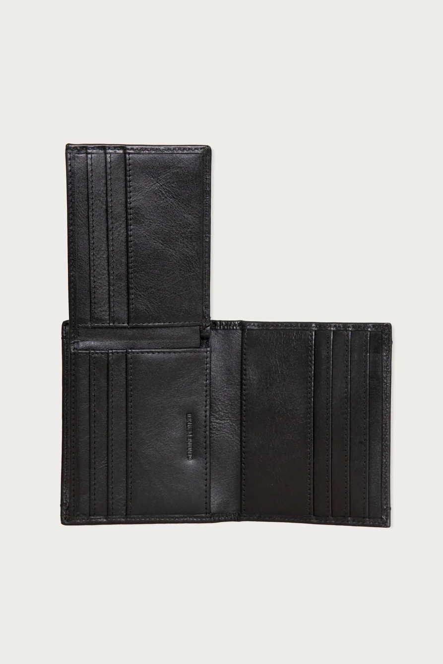 Smooth Leather L-Fold Wallet — BLACK — image 3