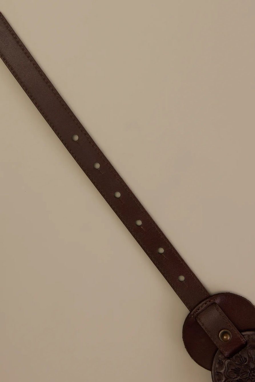 WESTERN DISC BELT — DARK BROWN — image 2