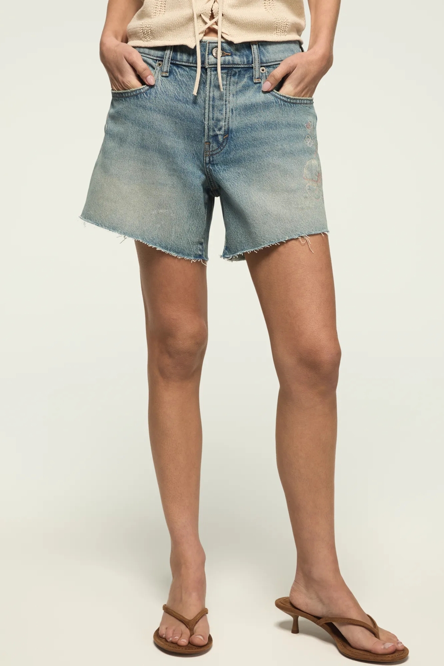BAGGY 5" SHORT — HEART THROB WASH — image 2