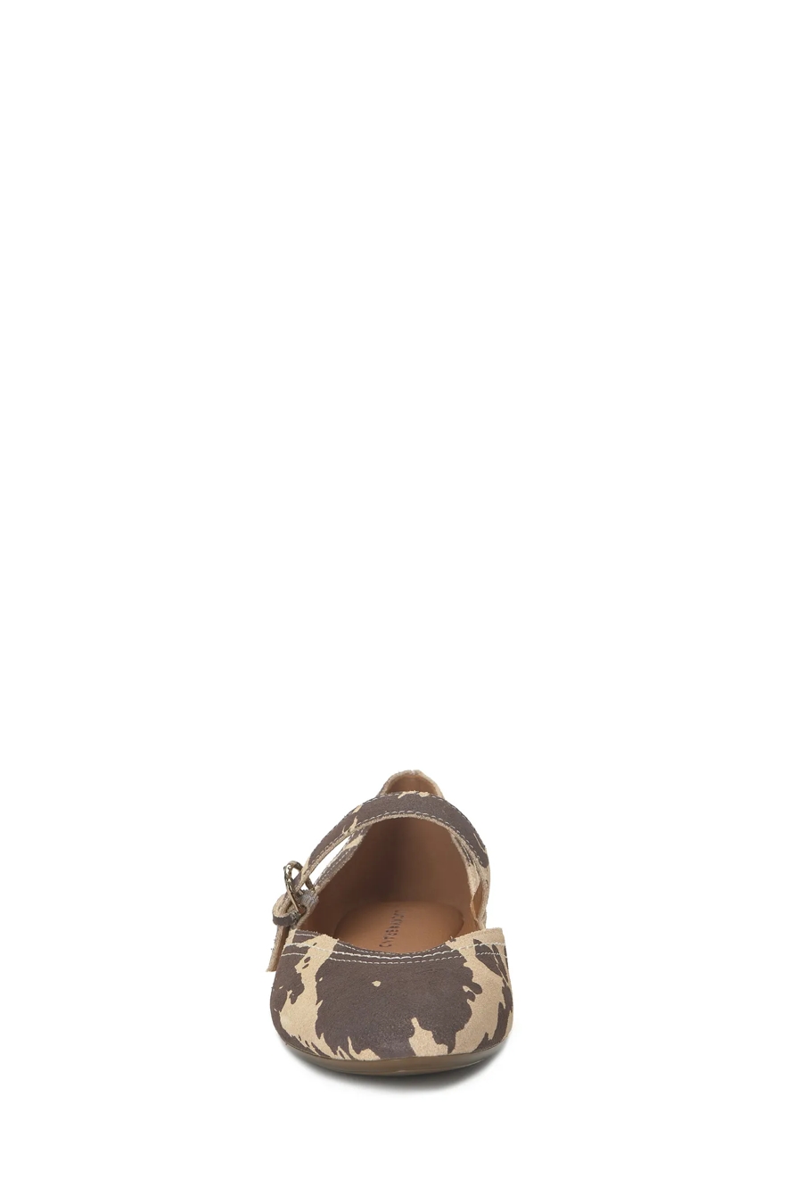 CYRENA MARY JANE FLAT — BEIGE CHOCOLATE — image 3