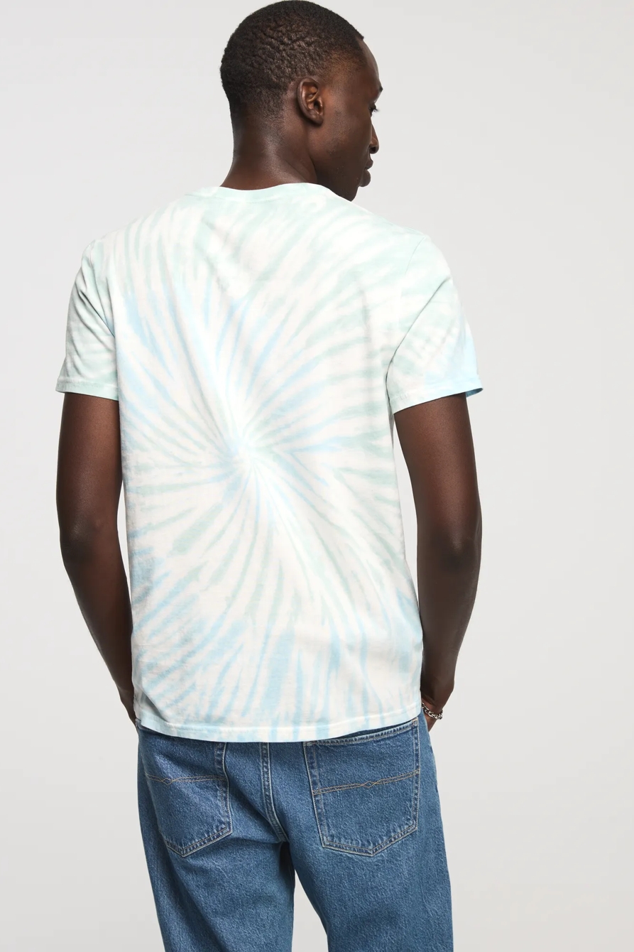 ROLLING STONES TIE DYE TEE — BLUE MULTI — image 3