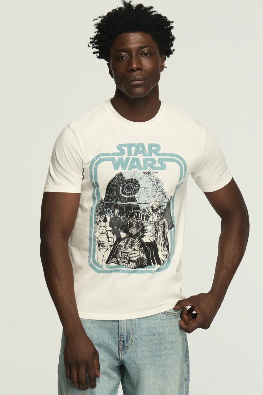 STAR WARS DEATH STAR TEE — CREAM — image 1