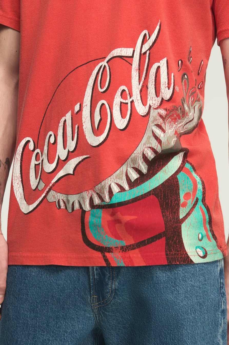 COCA-COLA BOTTLE CAP TEE — FIERY RED — image 2