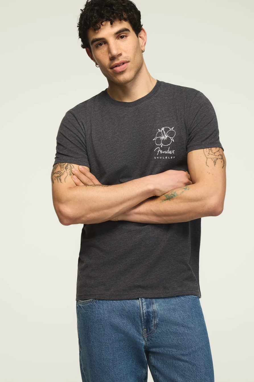 FENDER UKULELES TEE — JET BLACK — image 5