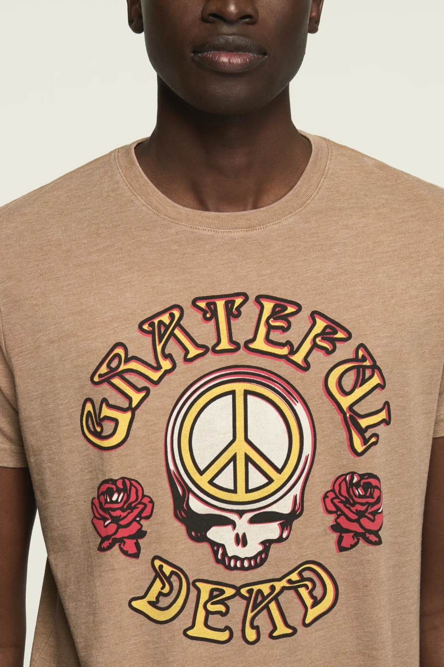 GRATEFUL DEAD PEACE TEE — OTTER — image 2