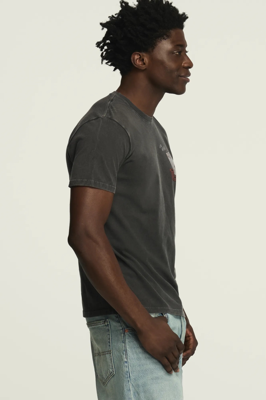 VEGAS POKER CLUB TEE — JET BLACK — image 4
