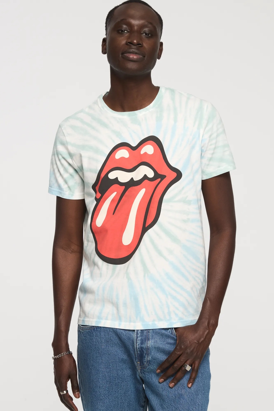 ROLLING STONES TIE DYE TEE — BLUE MULTI — image 2