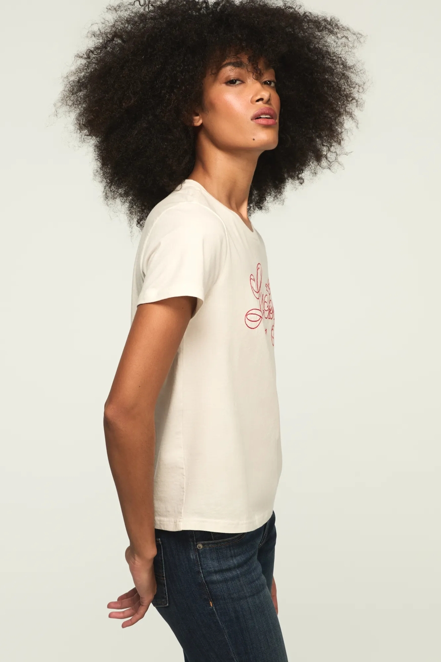 LUCKY RIBBON CLASSIC CREW — GARDENIA — image 4