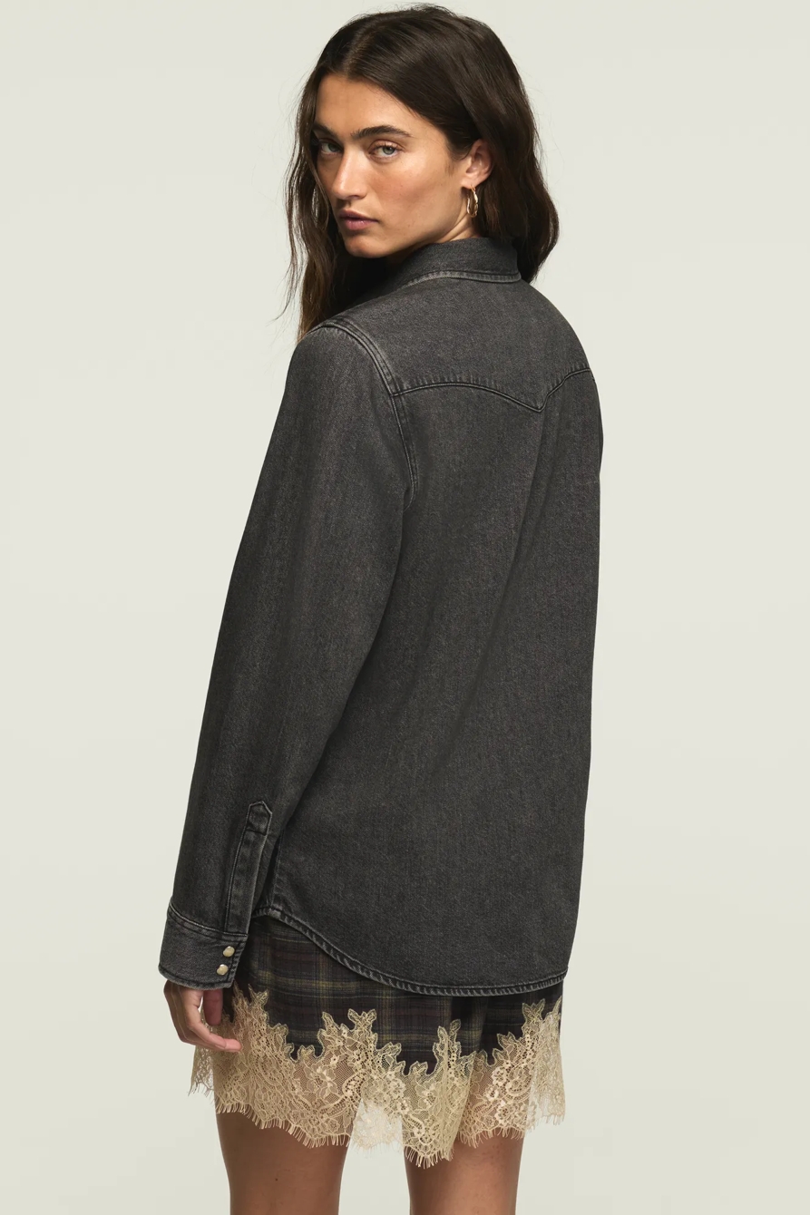 DENIM WESTERN SHIRT — FETCHING — image 3
