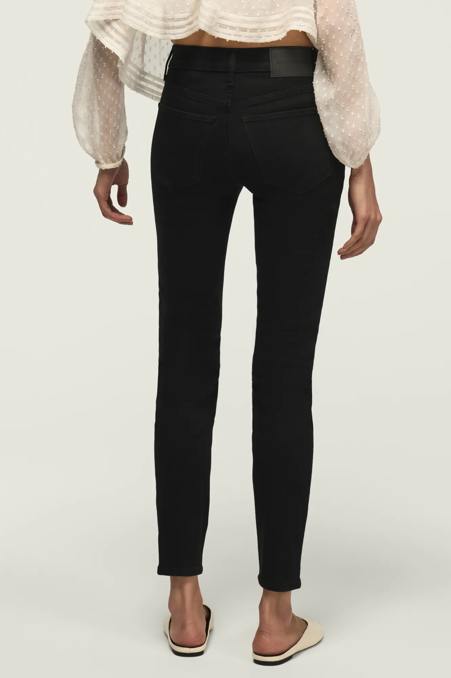 MID RISE AVA SKINNY — BLACK LIGHT WASH — image 3