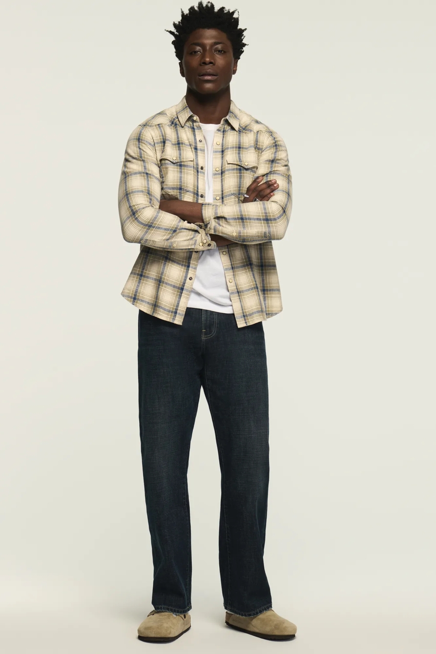 181 RELAXED SELVEDGE JEAN — IRONHIDE — image 1
