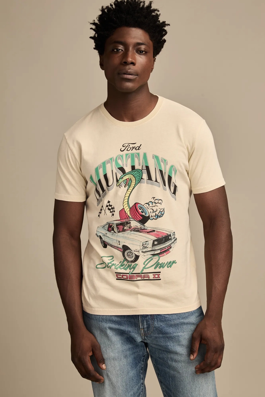 MUSTANG TEE — BONE WHITE — image 1