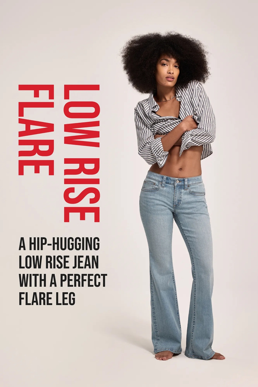 LOW RISE FLARE — PURITY WASH — image 7