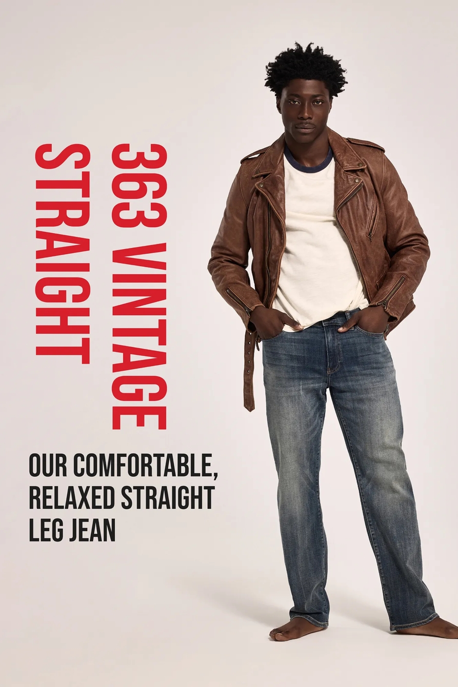 363 VINTAGE STRAIGHT COOLMAX STRETCH JEAN — HARRISON — image 8