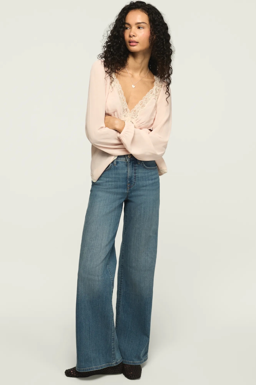 HIGH RISE STEVIE WIDE LEG — TAKE ME AWAY WASH — image 1