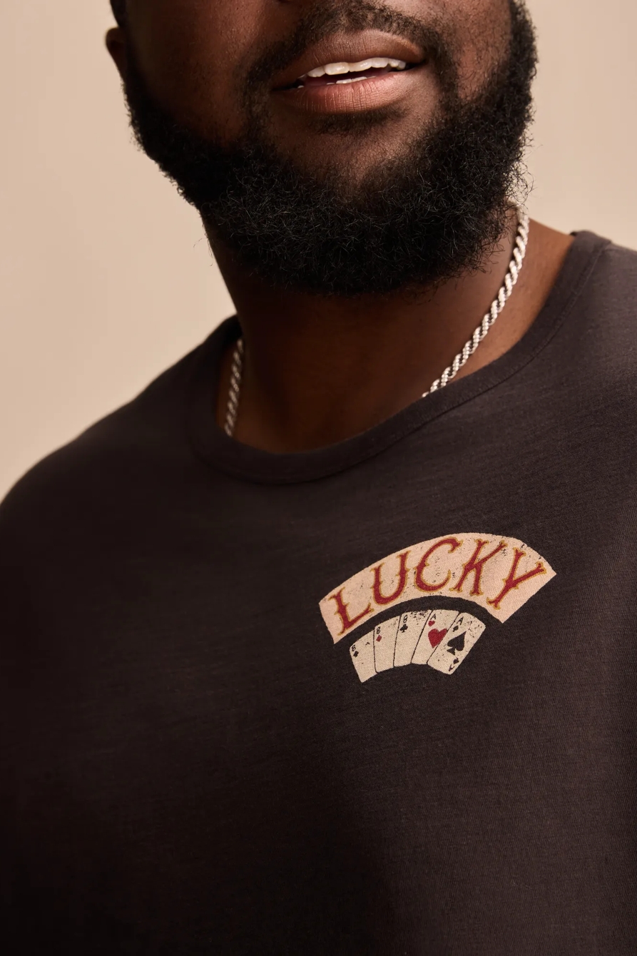 BIG & TALL ACES OVER EIGHTS TEE — JET BLACK — image 2