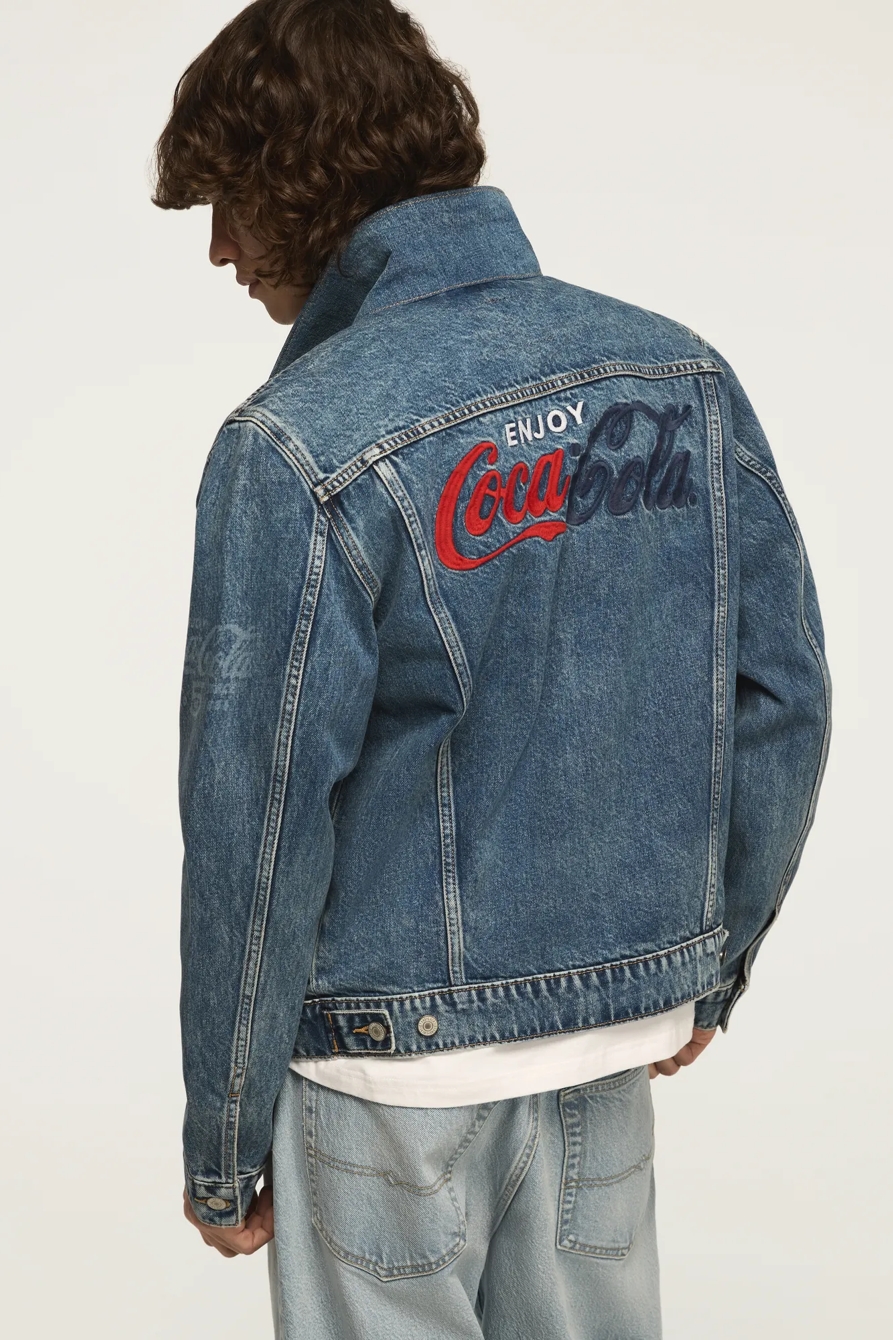 COCA COLA DENIM TRUCKER JACKET — FEEL THE POP — image 1