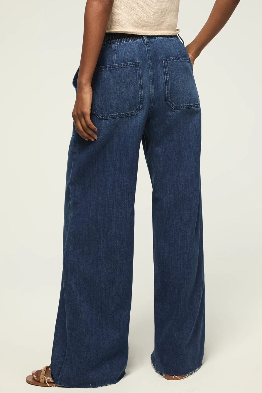 PATCH POCKET PULL ON WIDE LEG — IM THE ONE WASH — image 3