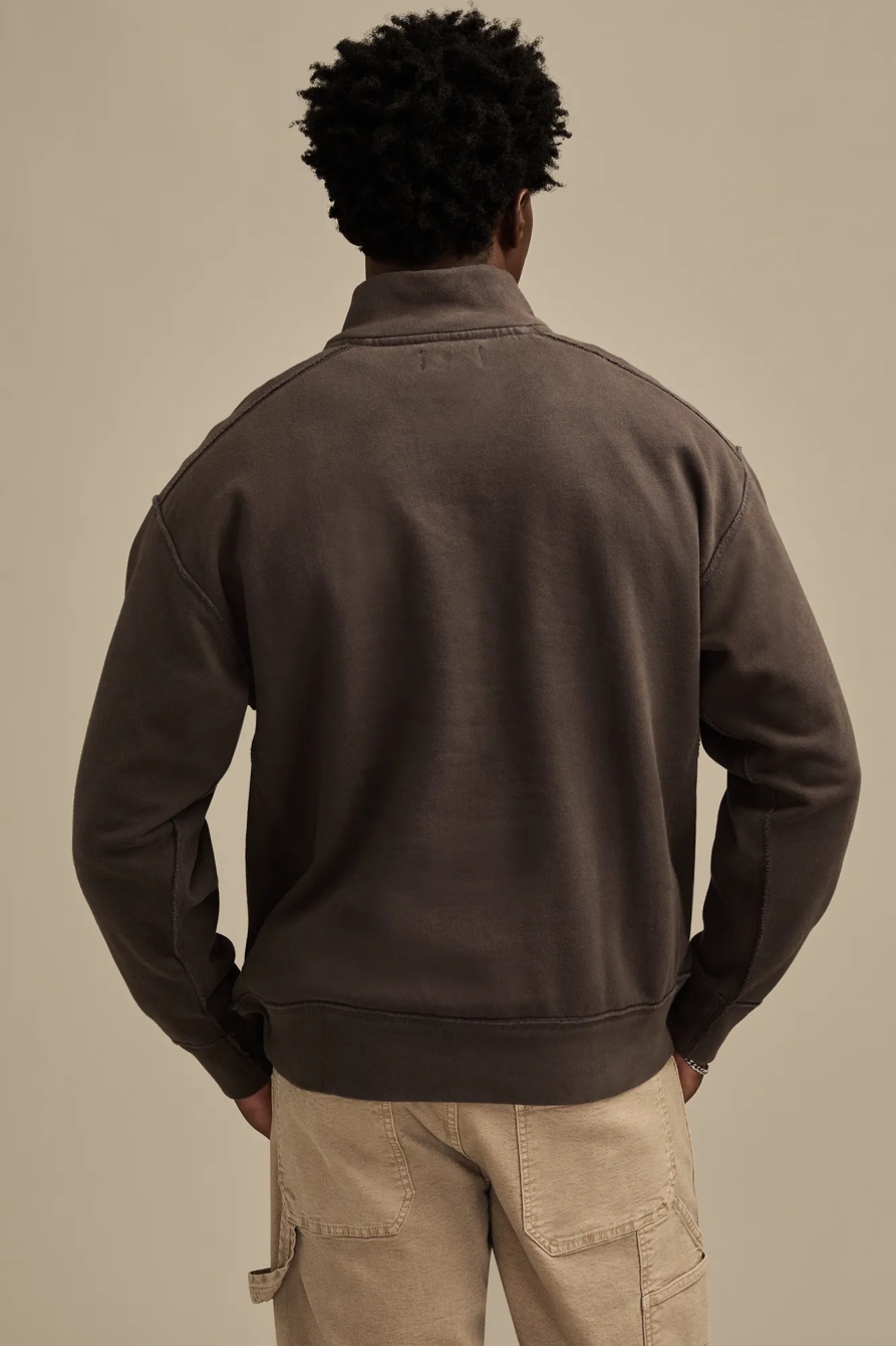 LUCKY BRAND QUARTER ZIP — RAVEN — image 3