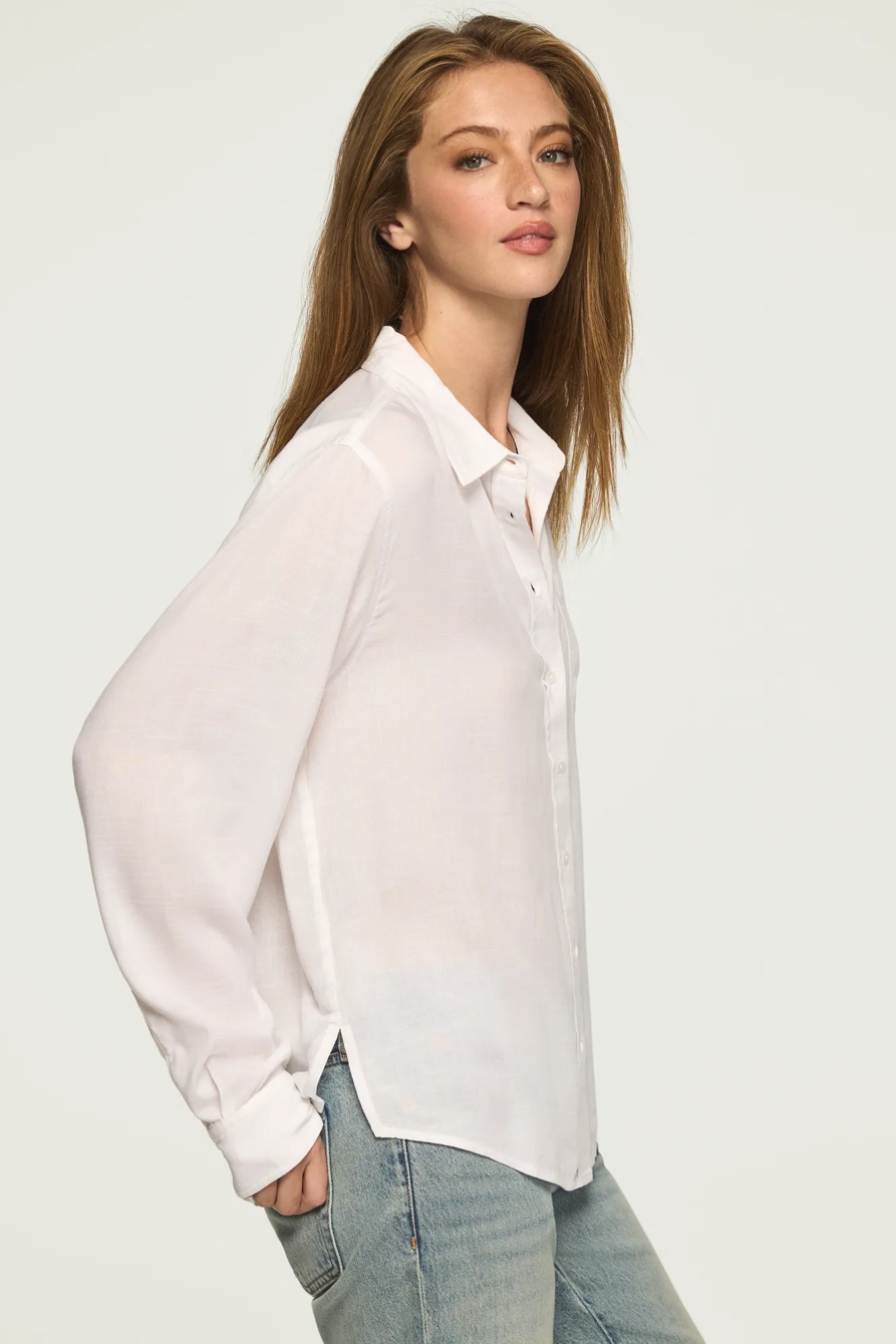 THE BOYFRIEND BUTTON-DOWN SHIRT — BRIGHT WHITE — image 4