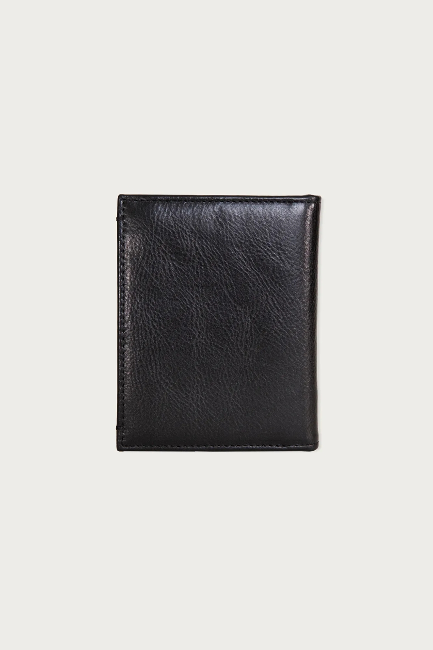 Smooth Leather L-Fold Wallet — BLACK — image 2
