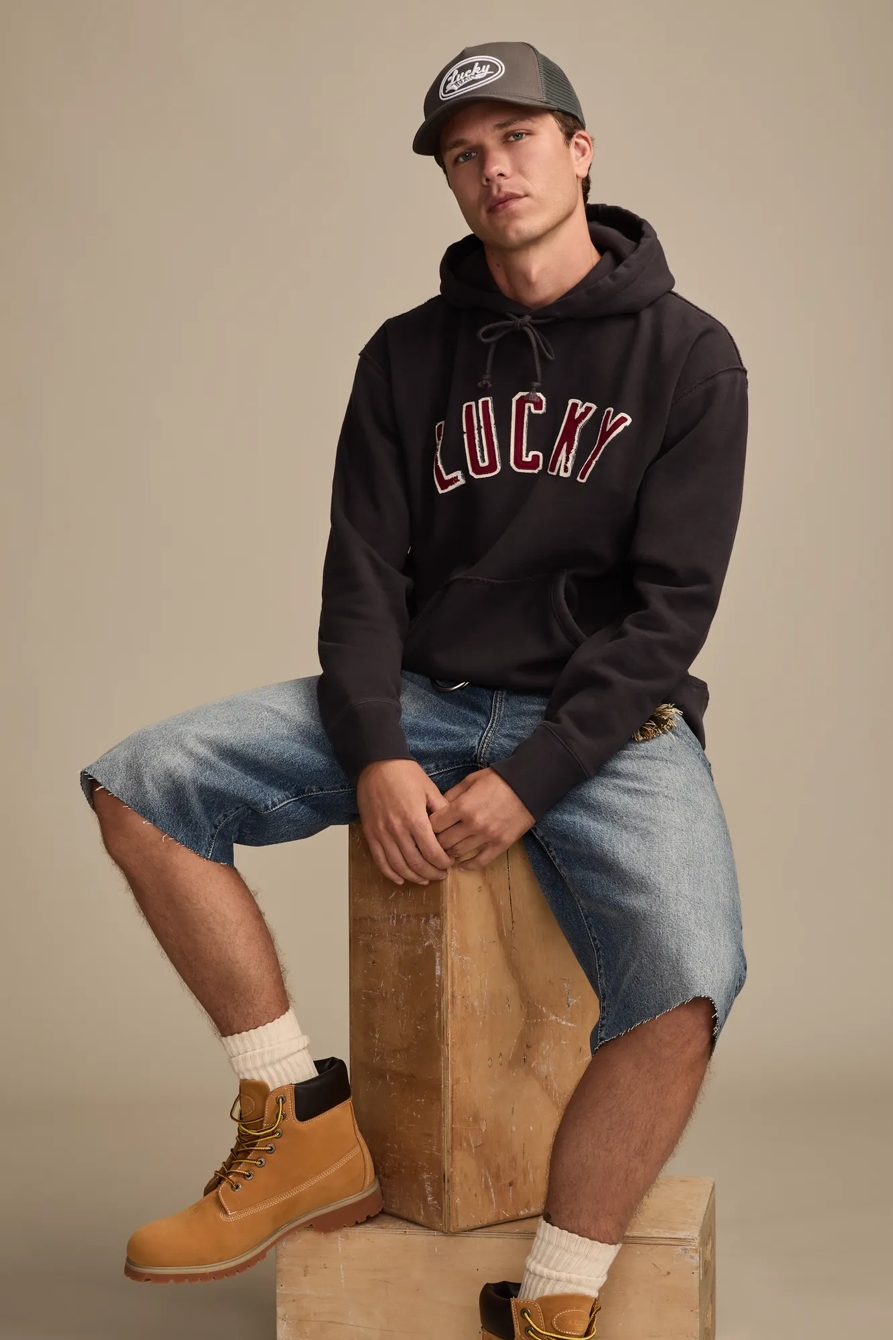 LUCKY ARCH HOODIE — NAVY — image 5