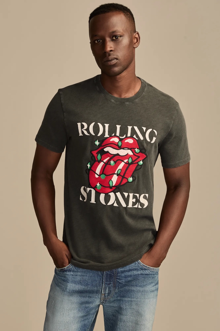 ROLLING STONES LIGHTS TEE — RAVEN — image 1
