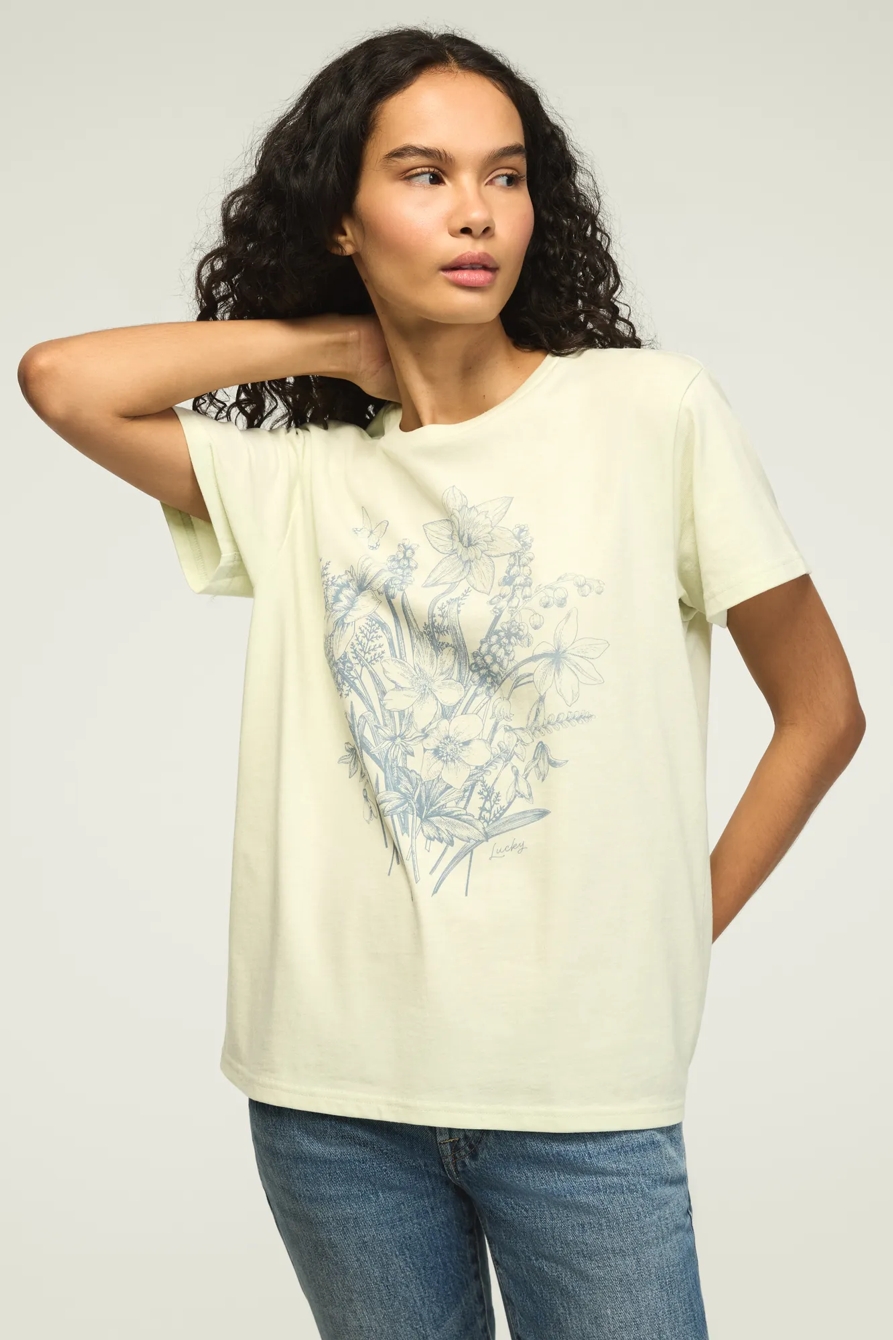 FLORAL BOTANICAL BOYFRIEND — SEAFOAM GREEN — image 2