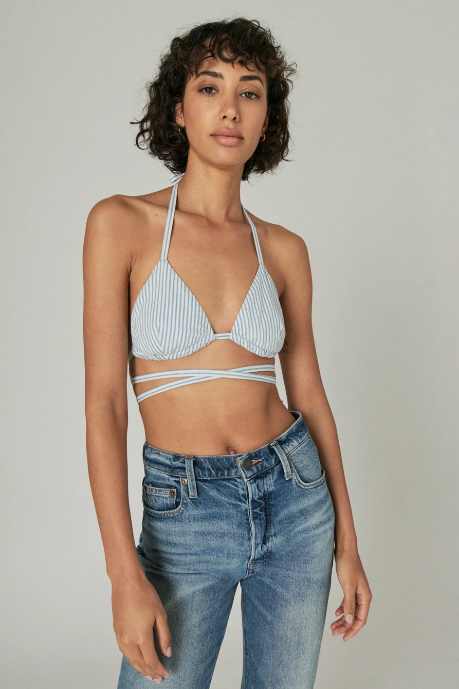 STRIPED BRA TOP — ON TRACK — image 1